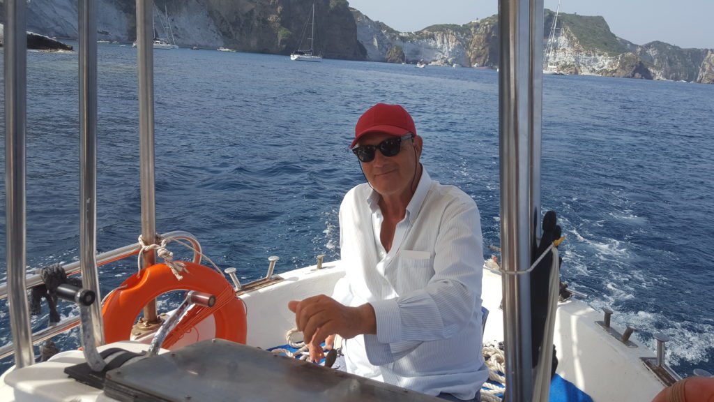 Giovanni our captain for Ponza&Palmarola