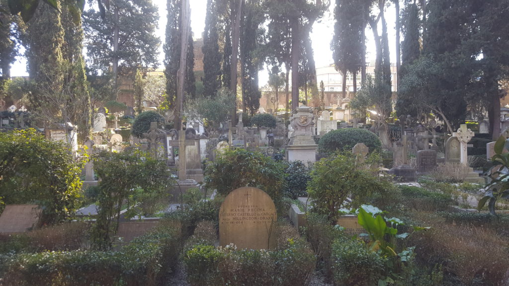 The non Catholic Cemetary in Rome