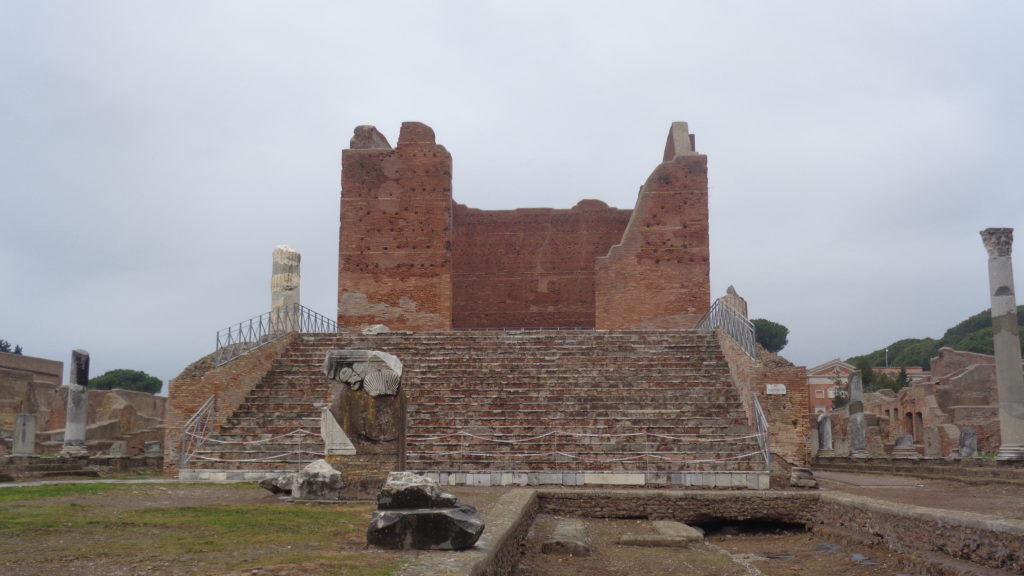 Temple of the Capitolium in Ostia Antica