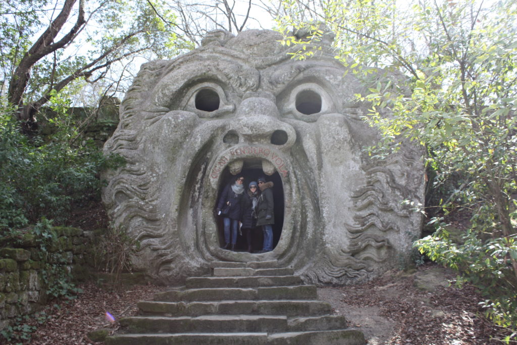 Mouth of the Orge at Bomarzo's sacred park